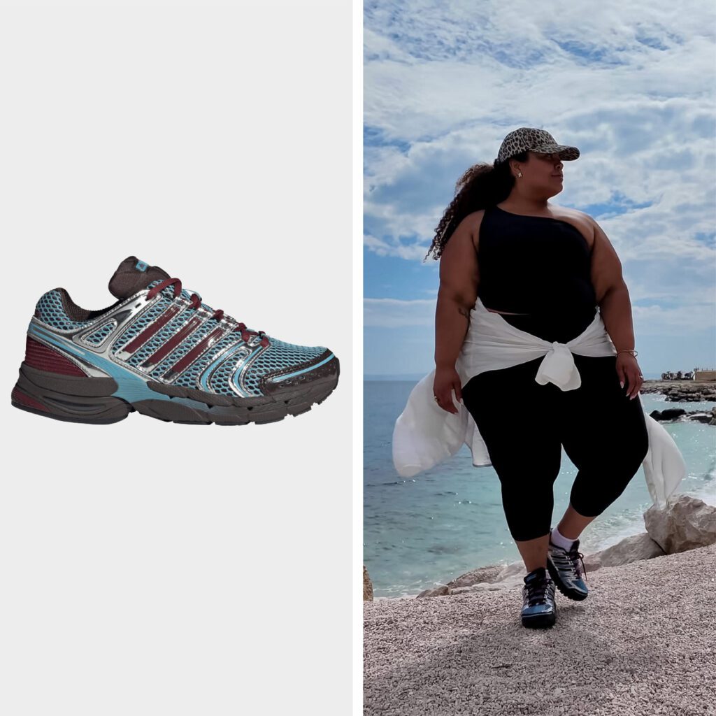 adidas Adistar Control 5 sneaker in colorblock